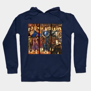 DAYS OF CREATION ANGELS Fourth, Fifth and Sixth Day by Edward Burne Jones Hoodie